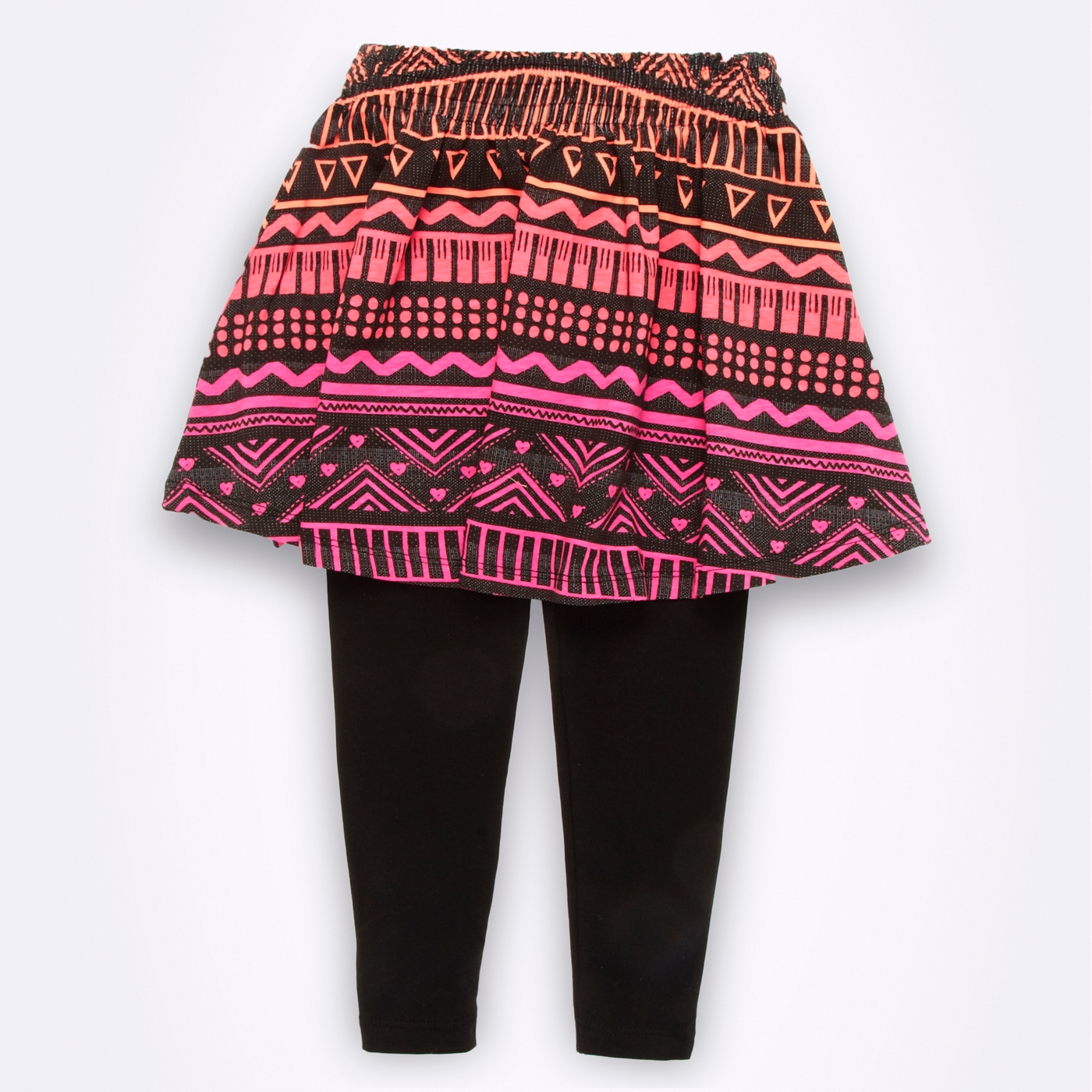 bluezoo Girls multi aztec skirt and leggings set