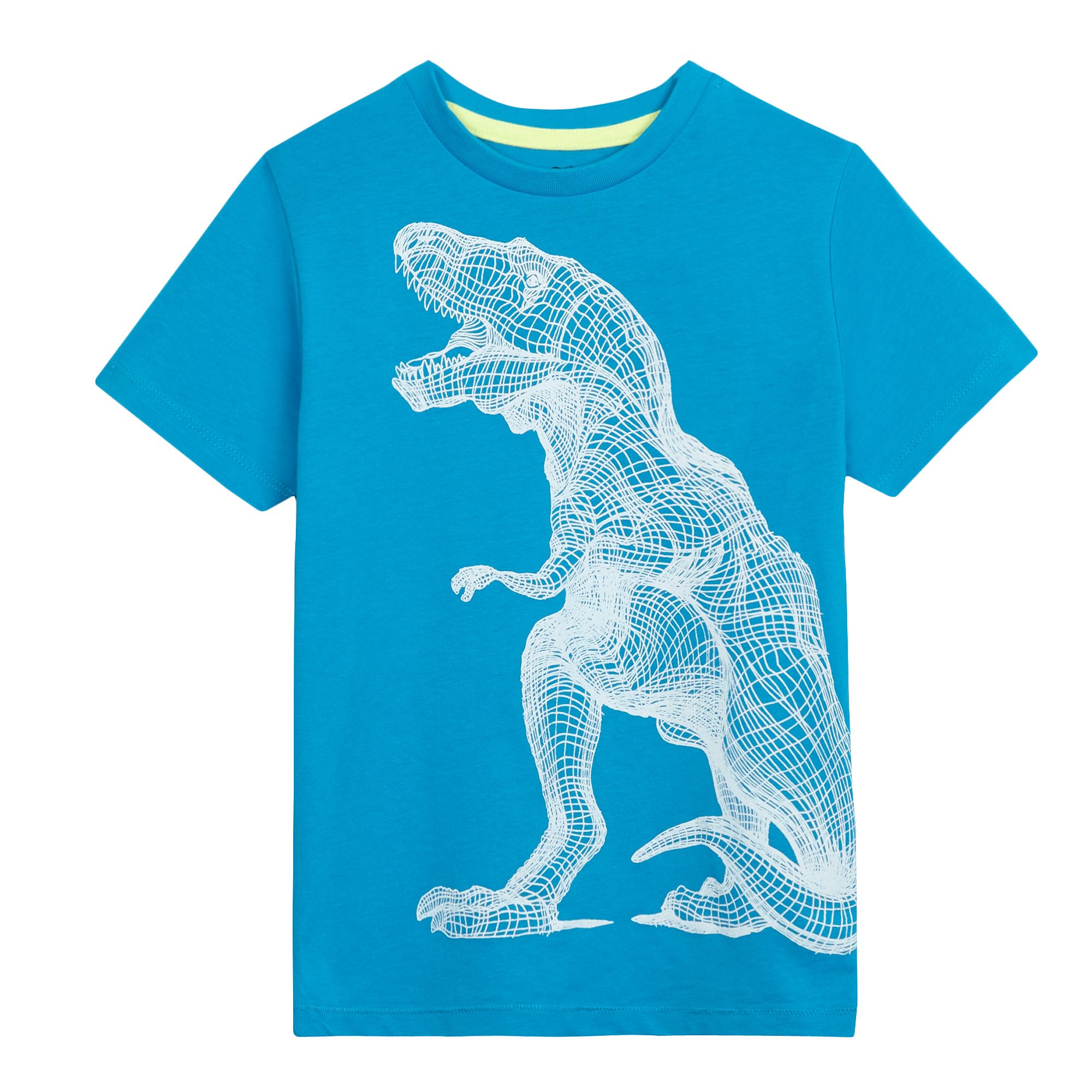 Bluezoo Kids Boys' Blue Dinosaur Print T-Shirt From Debenhams | eBay