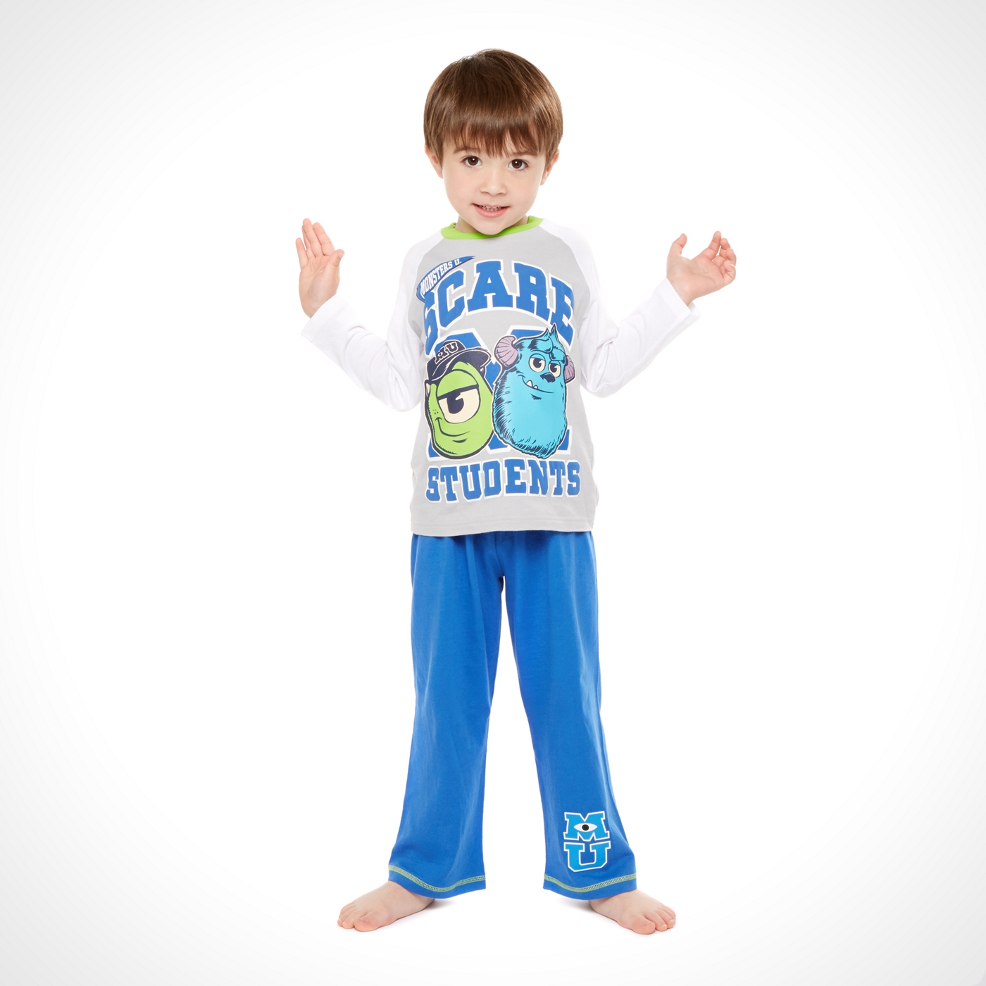 Monsters University Boys blue Monsters University pyjama set