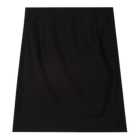 Debenhams Girl's black tulip pencil school skirt- | Debenhams