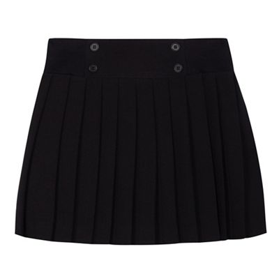 Debenhams Senior girls' black pleated school skirt | Debenhams