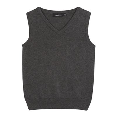 Debenhams - Children's grey school tank top