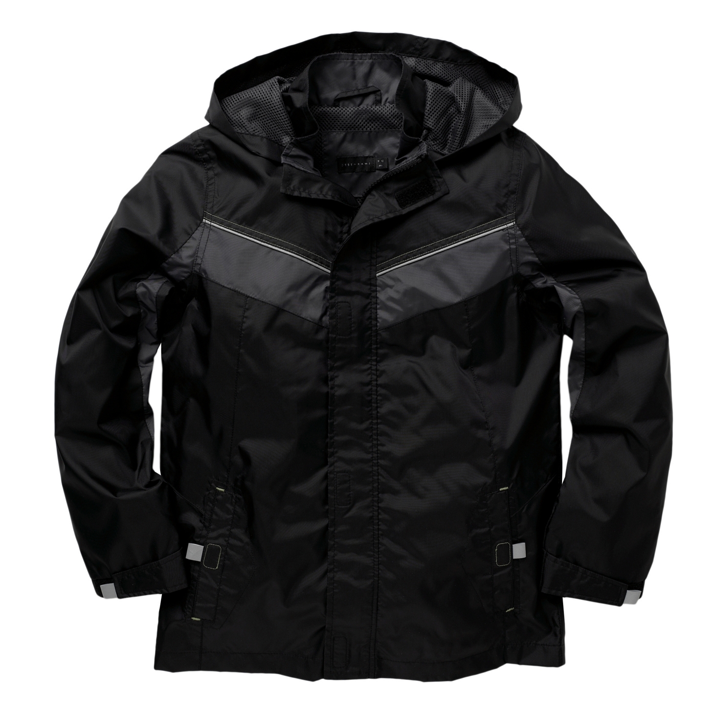 Boys black Pac a Mac school uniform jacket