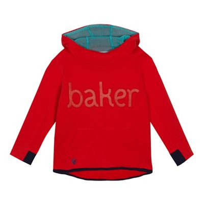 Baker by Ted Baker - Boys' red logo applique hoodie