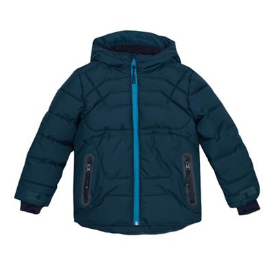 Baker by Ted Baker - Boys' dark green padded showerproof parka
