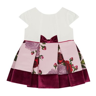 Baker by Ted Baker - Baby Girls' Light Pink Floral Print Dress