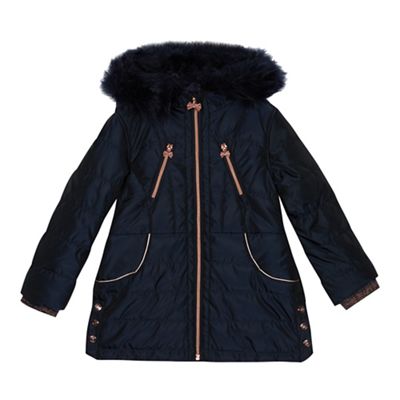 Baker by Ted Baker - 'Girl's navy parka
