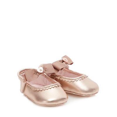 Baker by Ted Baker - Baby Girls' Light Gold Ballet Pumps