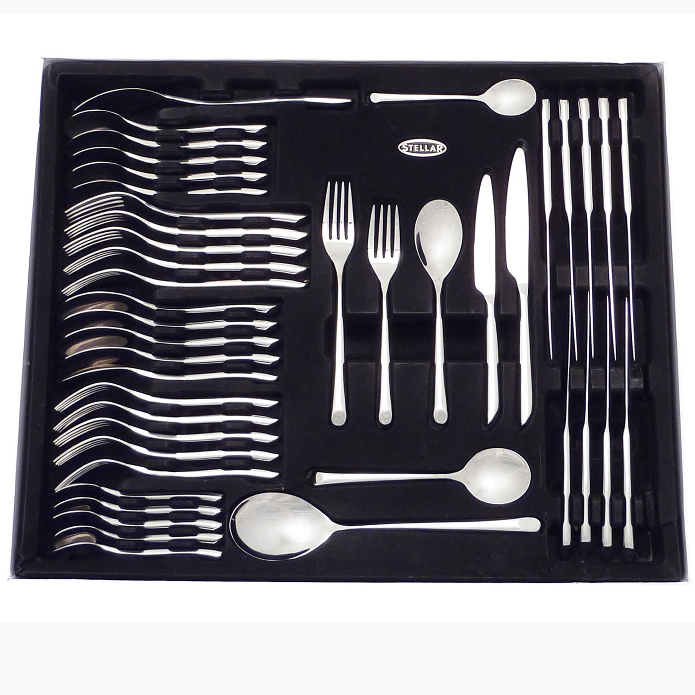 Horwood Stellar Raglan silver 58 piece cutlery set