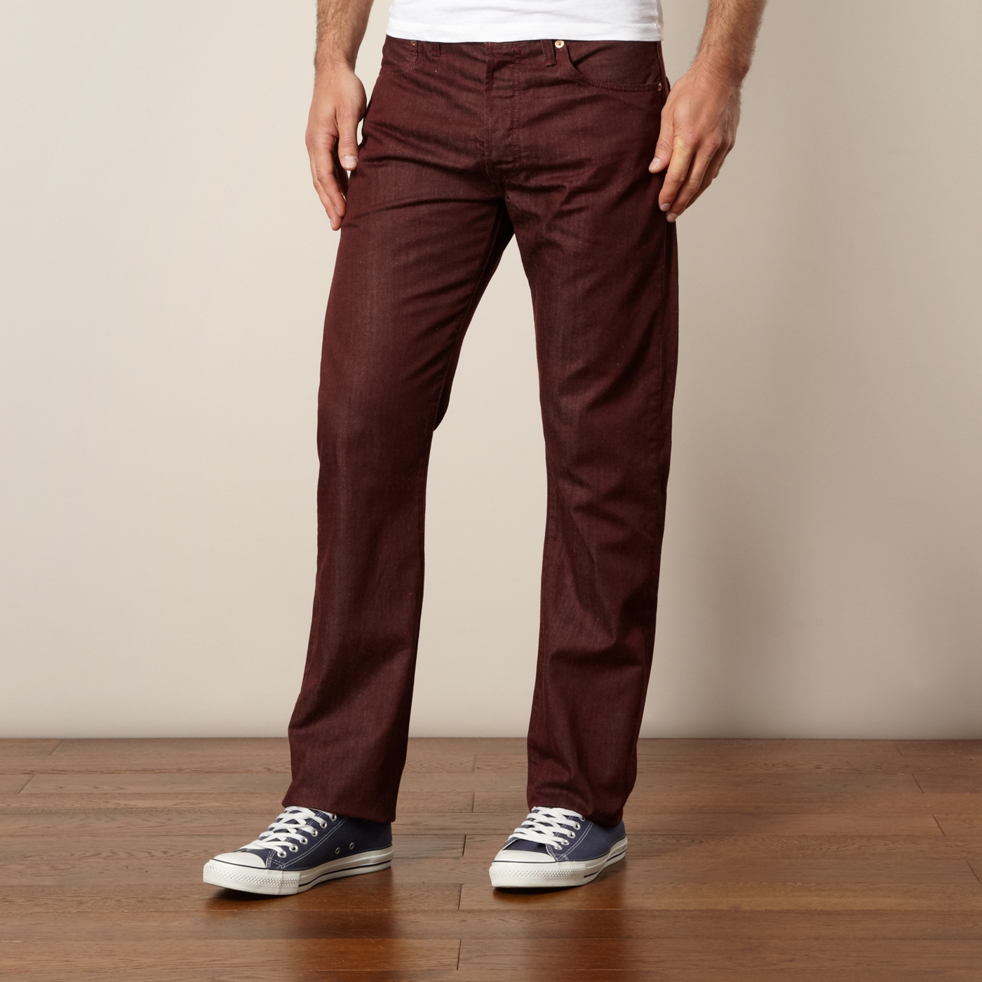 Levis Levis® 501 wine straight leg jeans