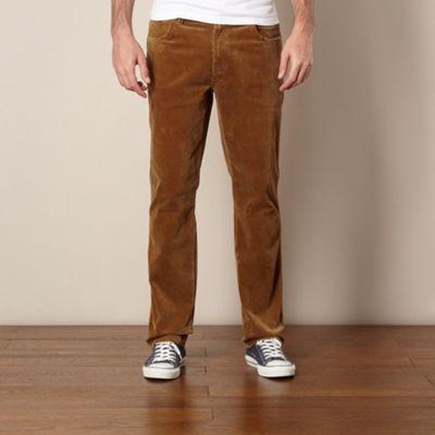 Wrangler Light brown stretch cord trousers | Debenhams