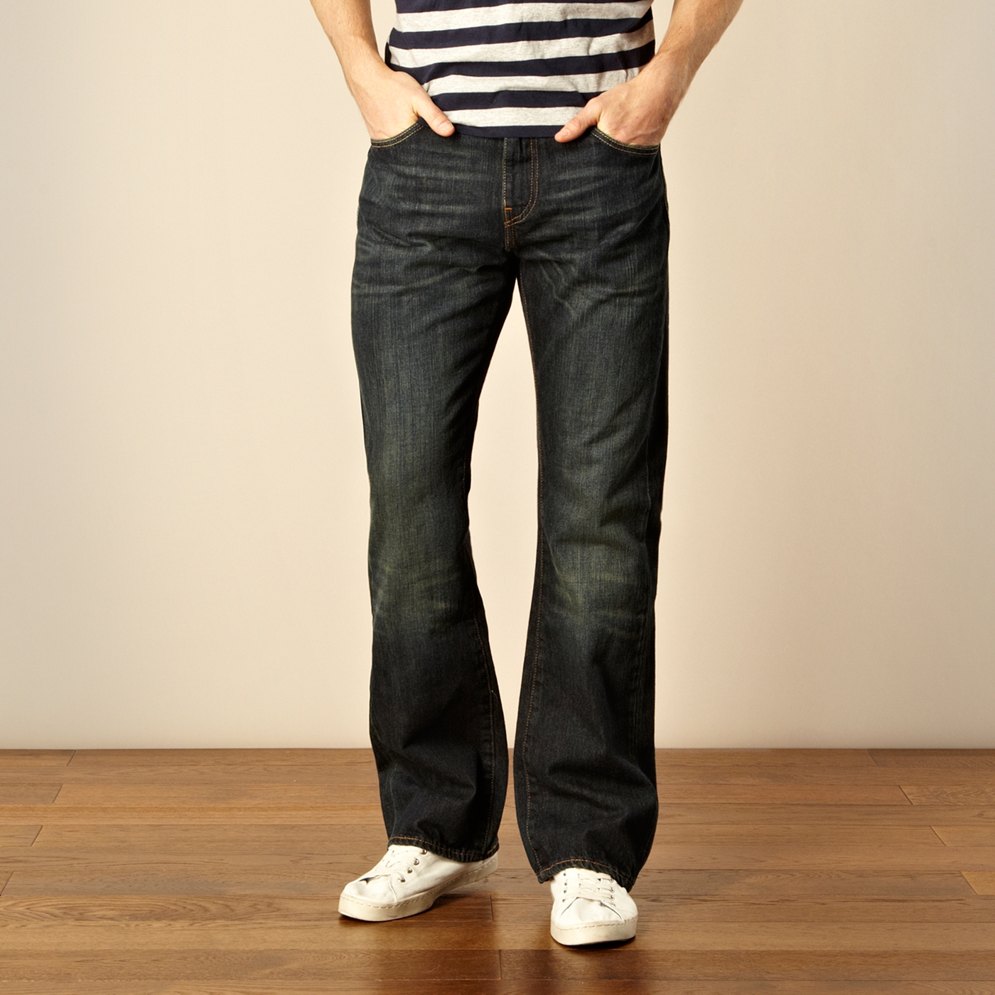 Levis Levis® 527 seaweed dark blue bootcut jeans