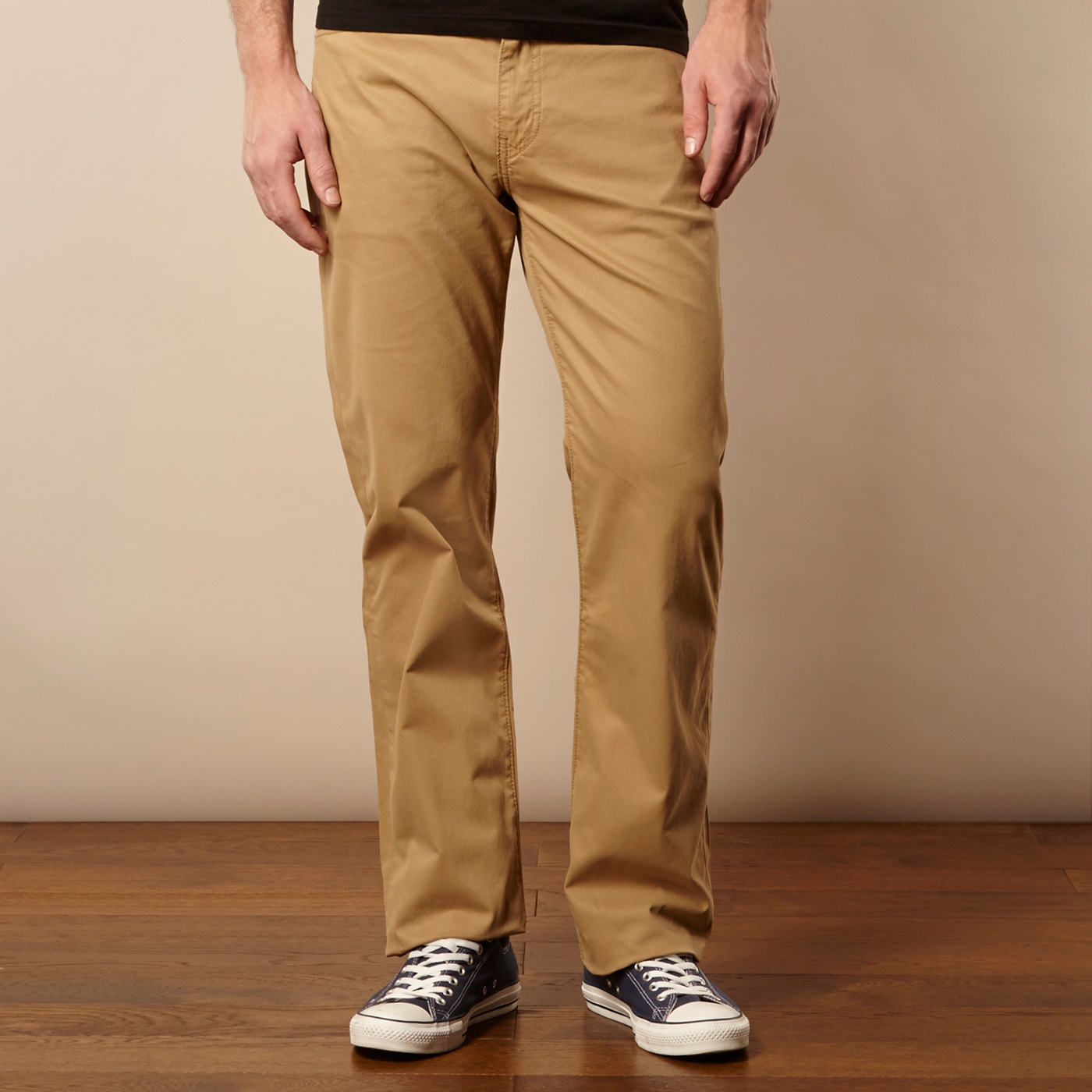 Levis 751™ beige twill straight leg trousers