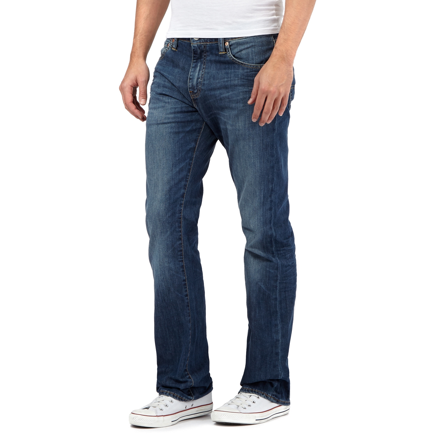 Levis Levis® 527 mostly mid blue bootcut jeans