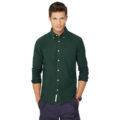 green oxford shirt mens