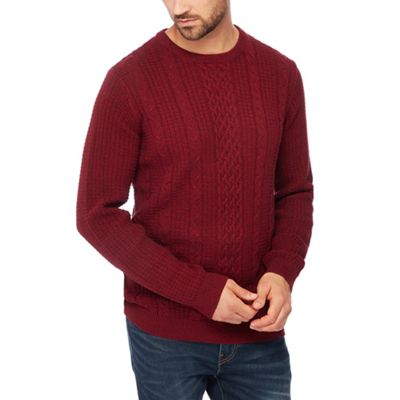 cable knit school cardigan