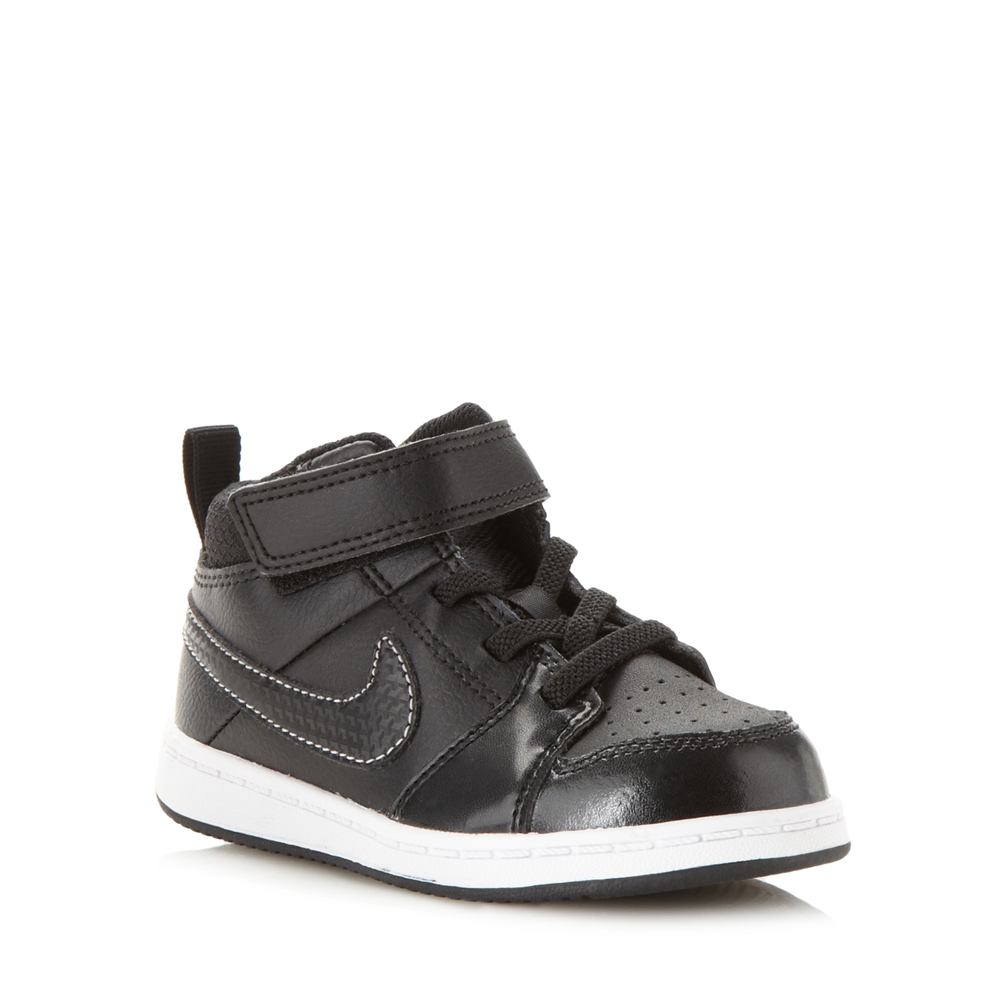 Nike Nike boys black leather high tops