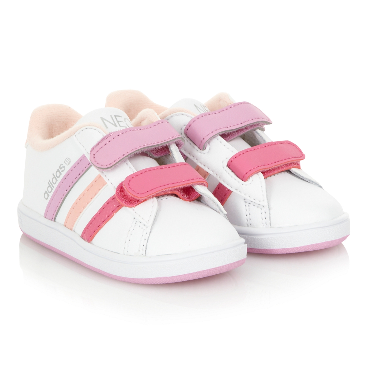 adidas Adidas girls pink Neo Derby trainers