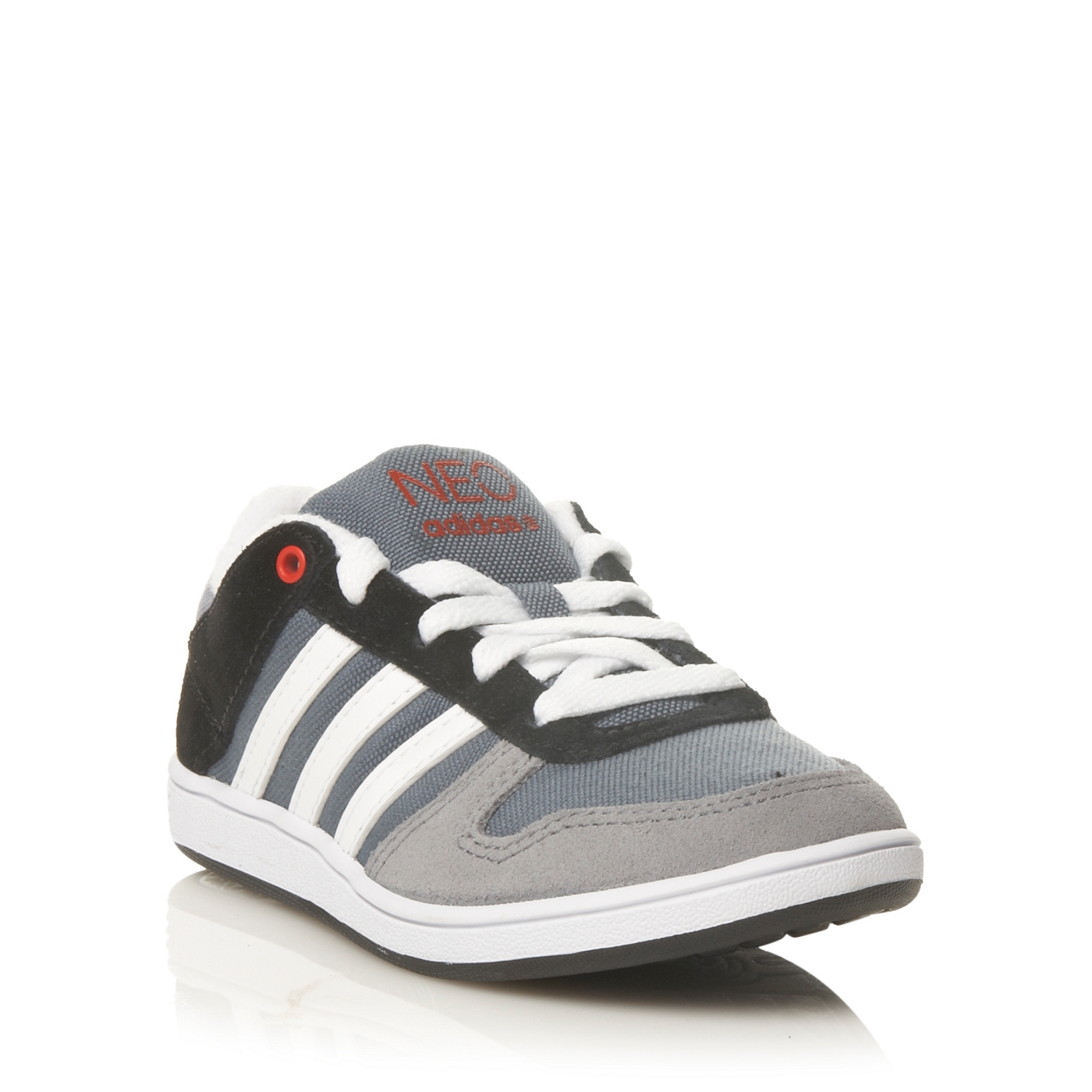 adidas Adidas boys grey suede trainers