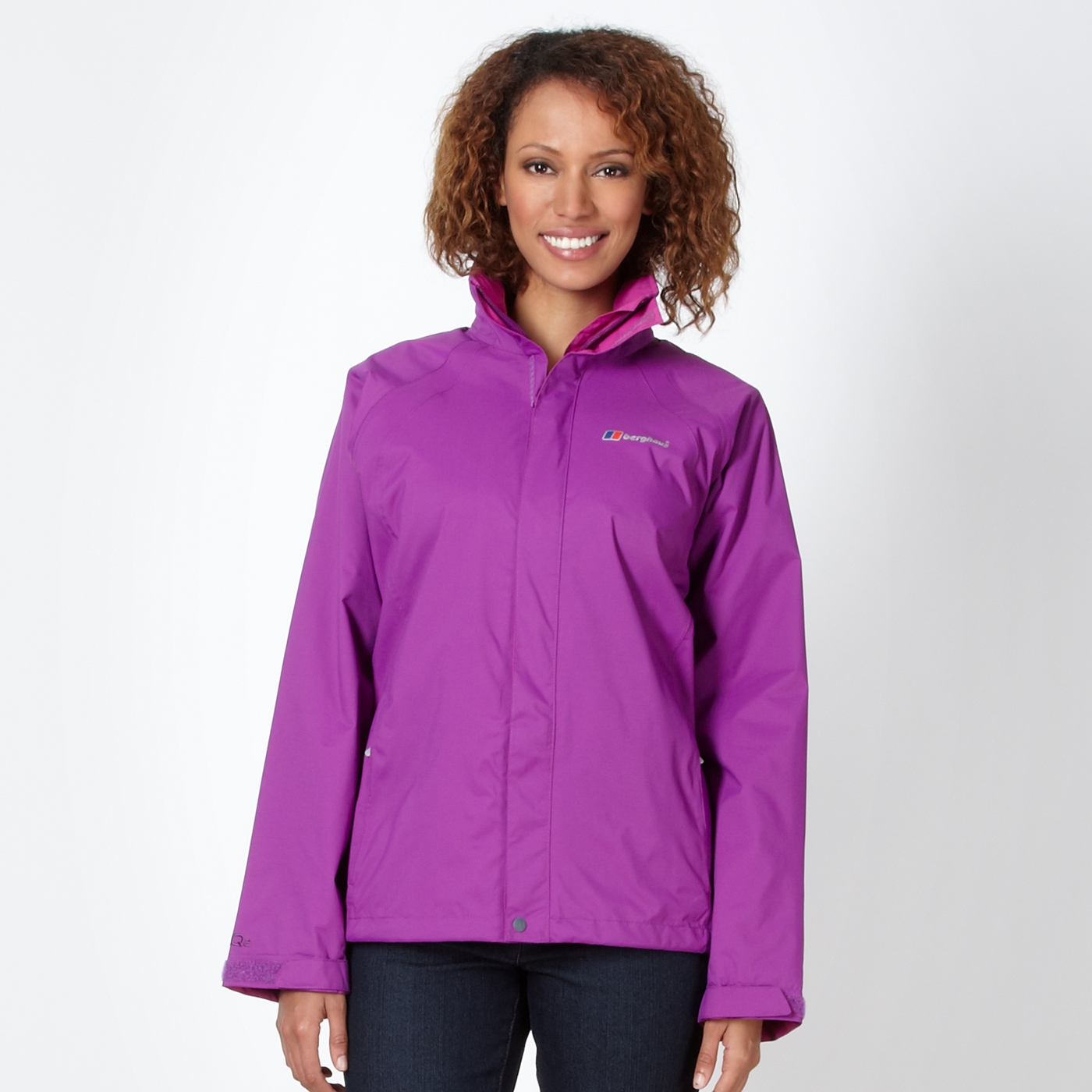 Berghaus Purple logo waterproof jacket