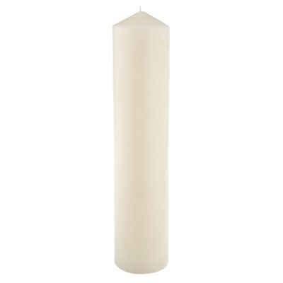 Home Collection 45cm cream pillar candle | Debenhams