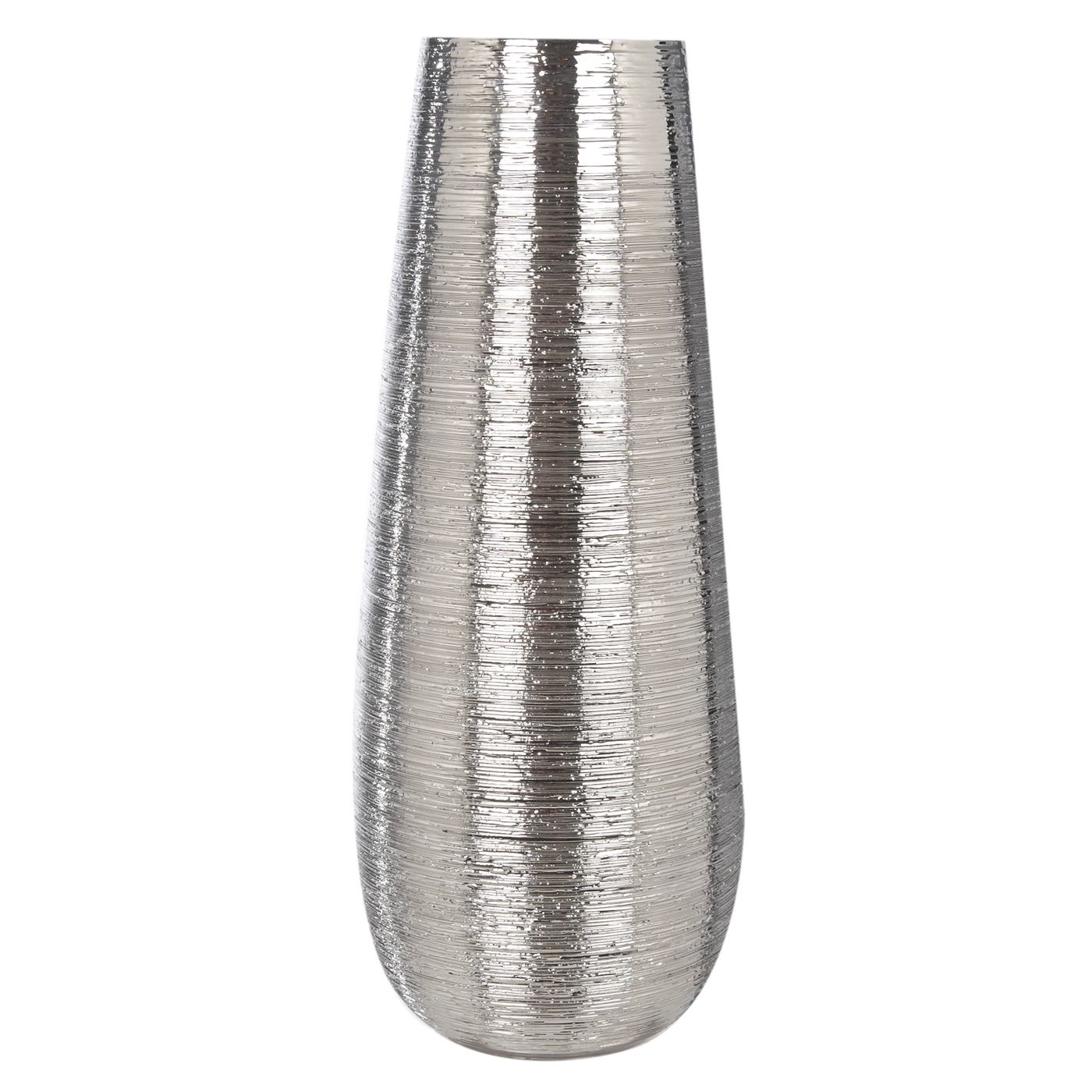 RJR.John Rocha Silver large scratch vase