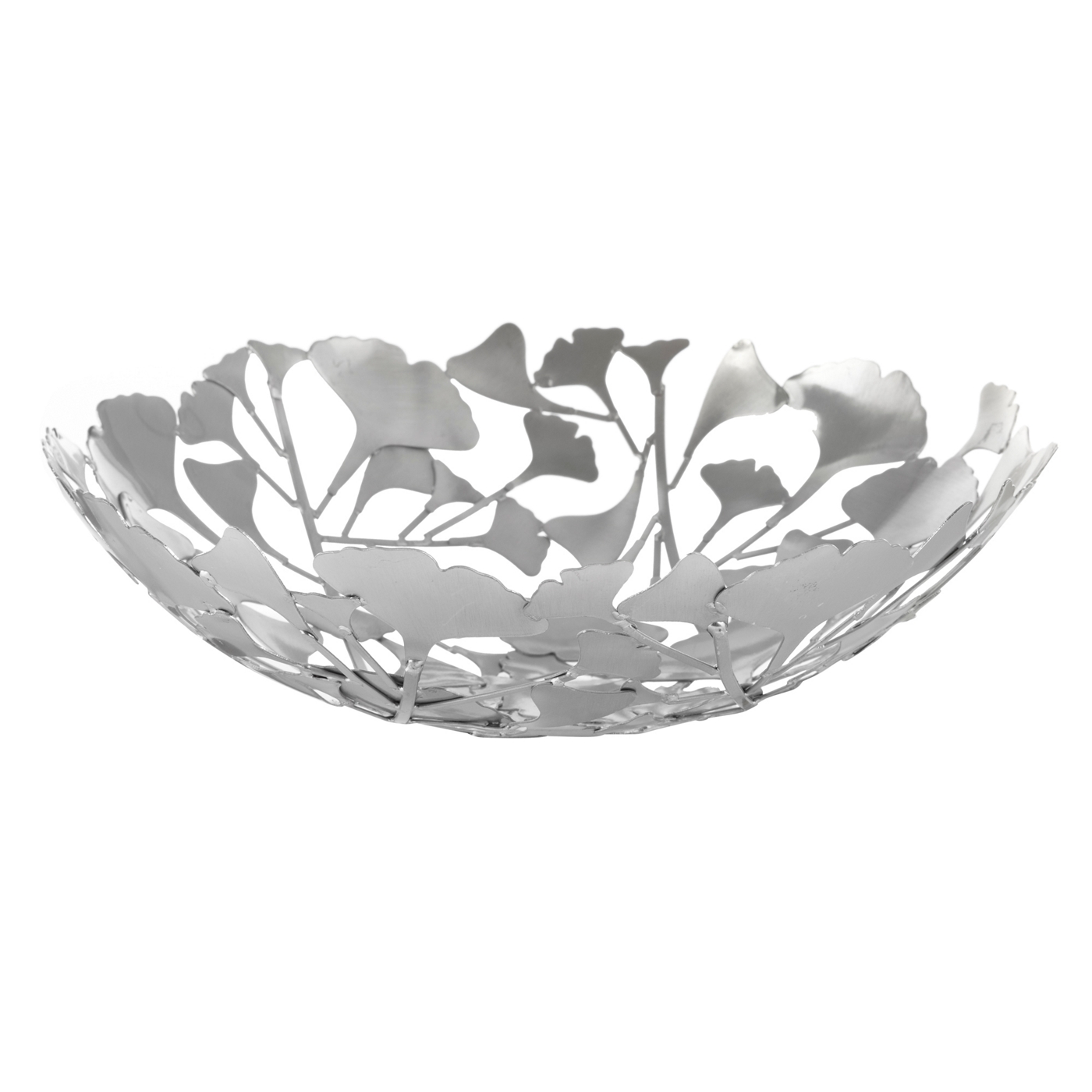 RJR.John Rocha Silver cut out leaf bowl