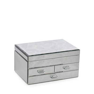 Star by Julien Macdonald - Extra large silver 'Aurora' feather box