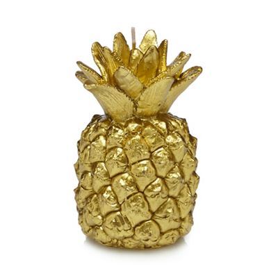 Butterfly Home by Matthew Williamson - Gold pineapple candle