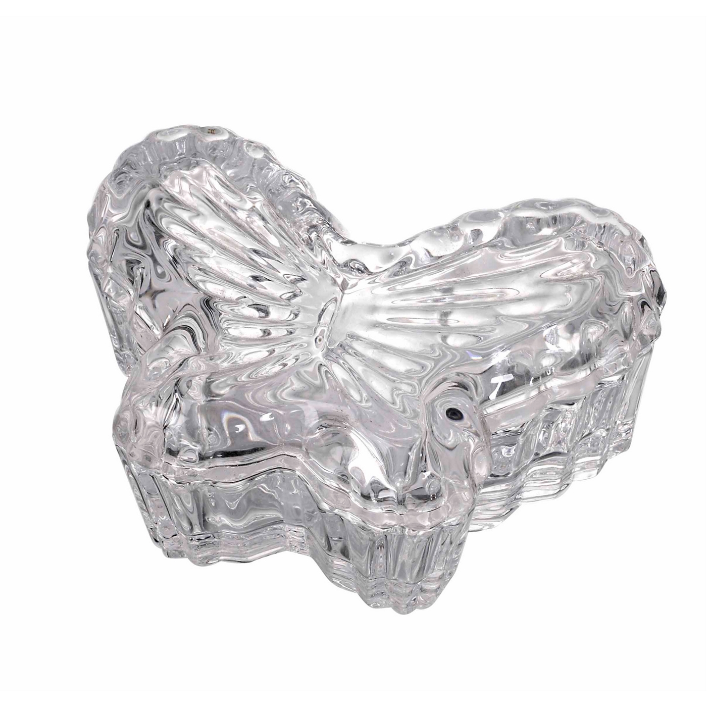 Parlane Glass butterfly trinket box