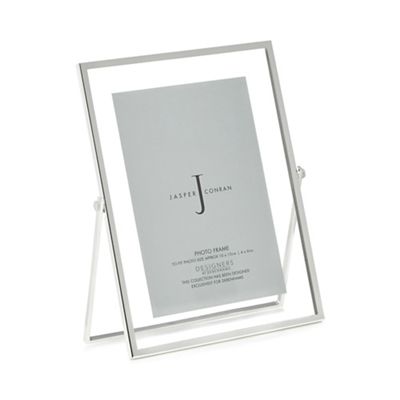 J by Jasper Conran - Silver hinged photo frame