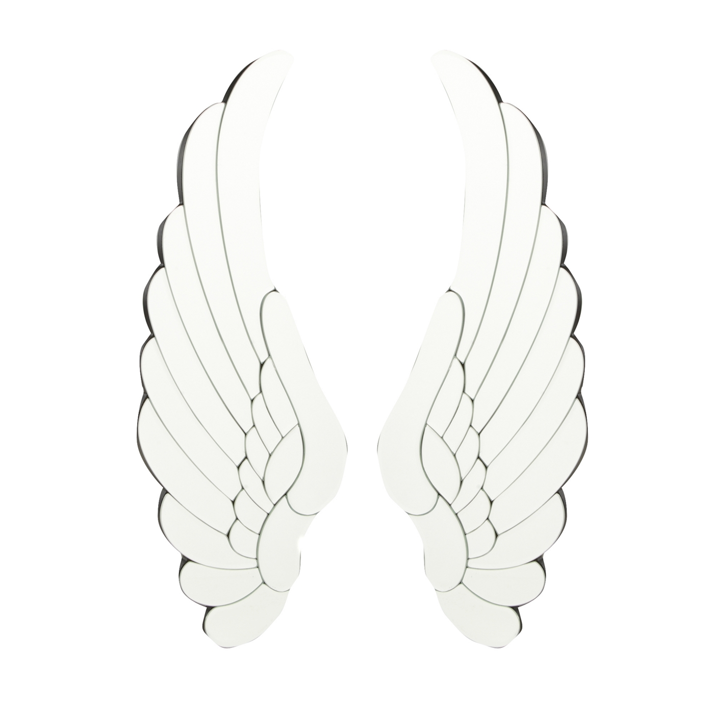 Star by Julien Macdonald Designer set of two angel wing mirrors