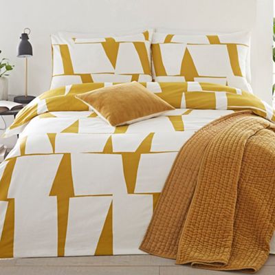 J by Jasper Conran - Yellow 'London Bridge' duvet cover