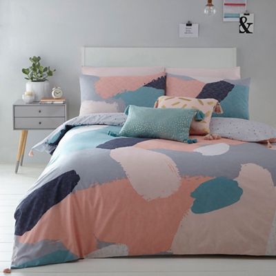 Bedding Collections Debenhams White Watercolour Map Bedding Set