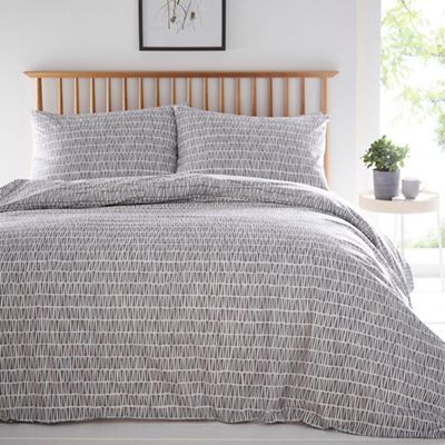 Home Collection Basics - Grey 'Lena' bedding set