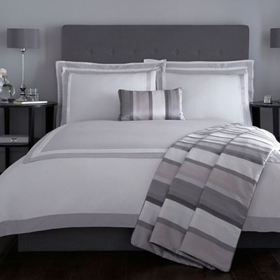 J By Jasper Conran Grey Langham Duvet Cover Debenhams