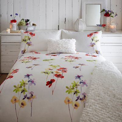 RJR.John Rocha - Cream 'Joy' duvet cover