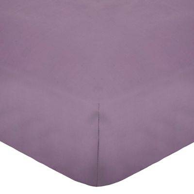 Home Collection - Lilac cotton rich percale fitted sheet