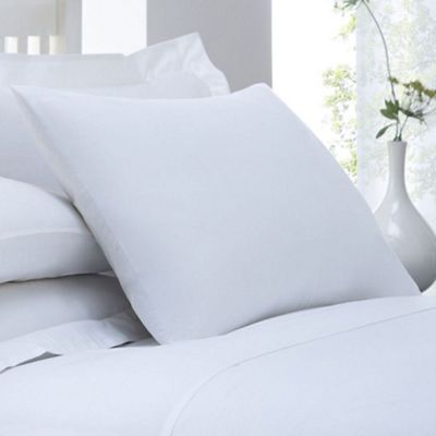 Home Collection - White cotton rich percale standard pillow case pair