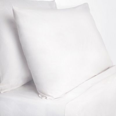 Home Collection Basics - White polycotton pillow case pair