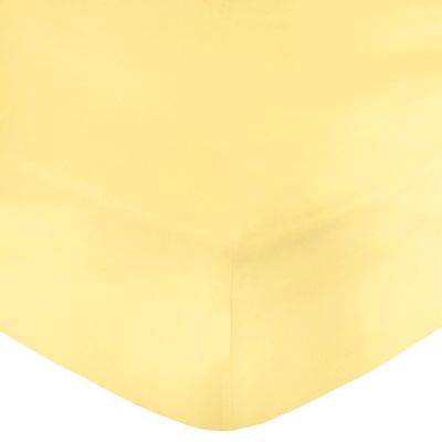 Home Collection - Yellow Egyptian cotton 200 thread count fitted sheet