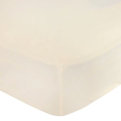 Home Collection - Cream brushed cotton flannelette fitted sheet