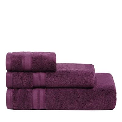 Home Collection - Dark purple Hygro Egyptian cotton towels