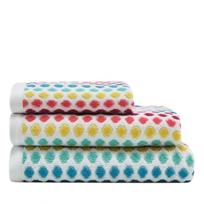 Home Collection - Multi-coloured spotted towel