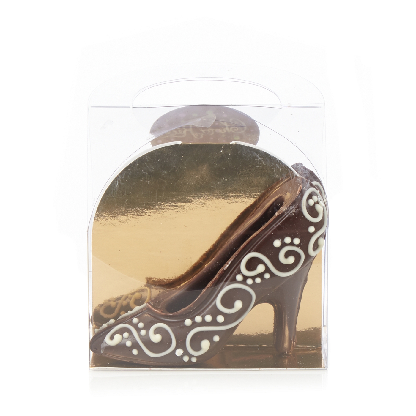 Choco Rico Small paisley milk chocolate shoes