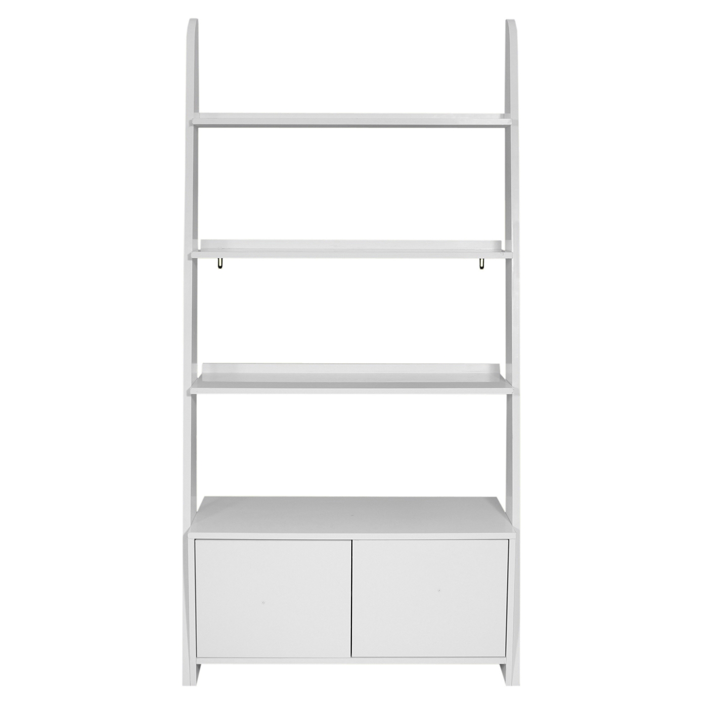 White Nash gloss wall storage shelf unit