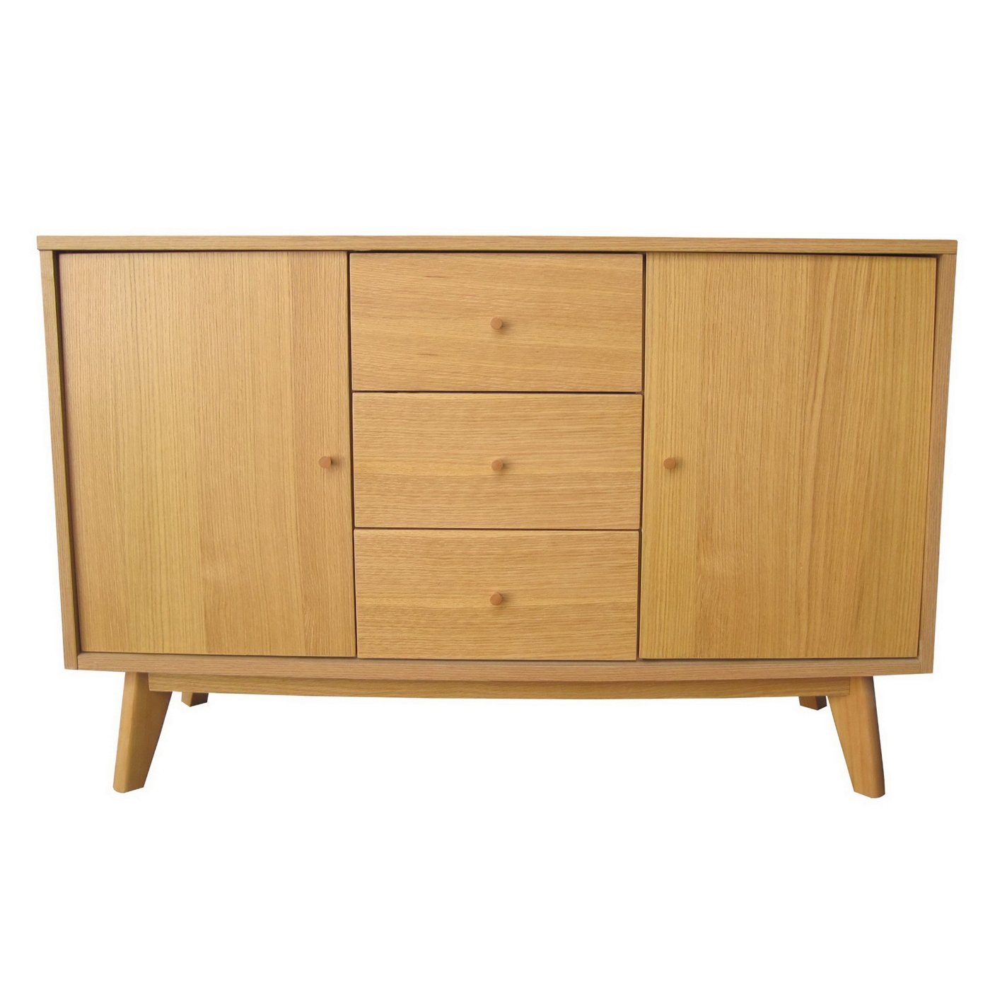 Oak veneer Metro sideboard