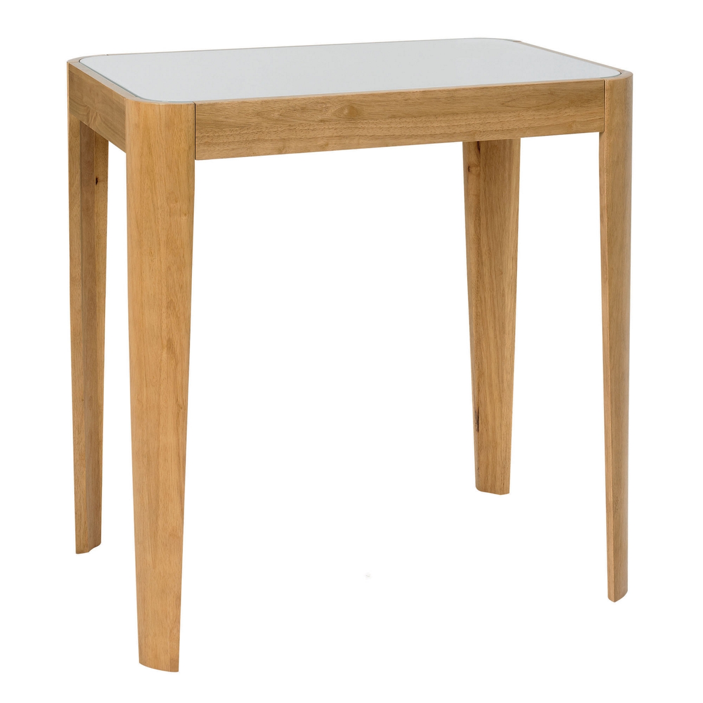 Oak Milano glass top table