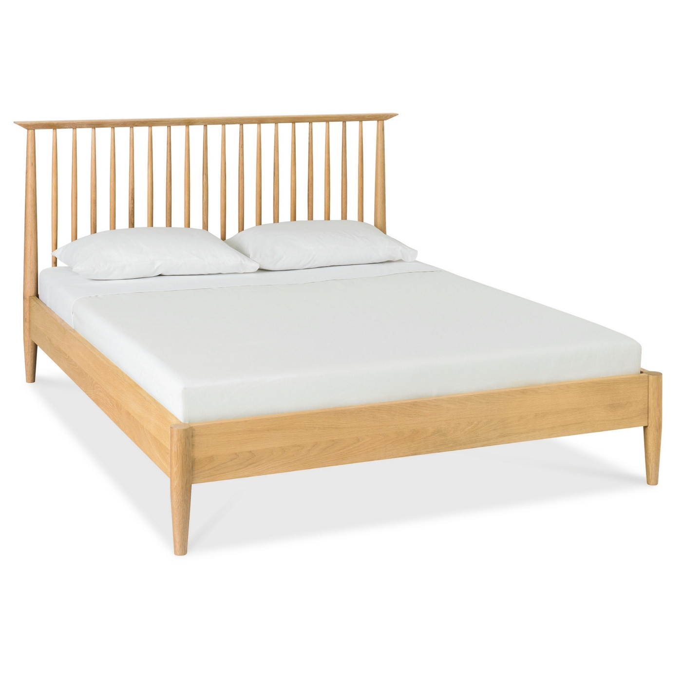 Oak finished Satellite bed frame