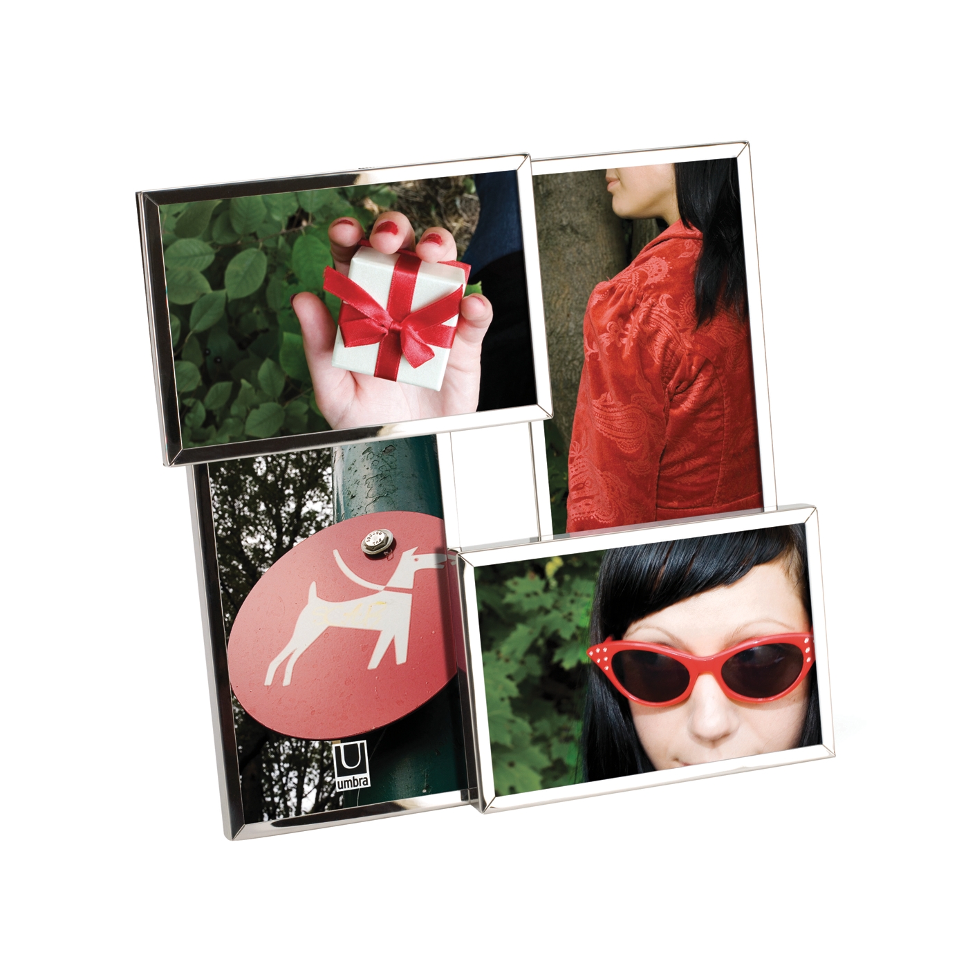 Umbra Silver Flo multi photo frame